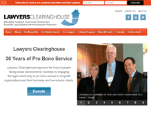 Tablet Screenshot of lawyersclearinghouse.org